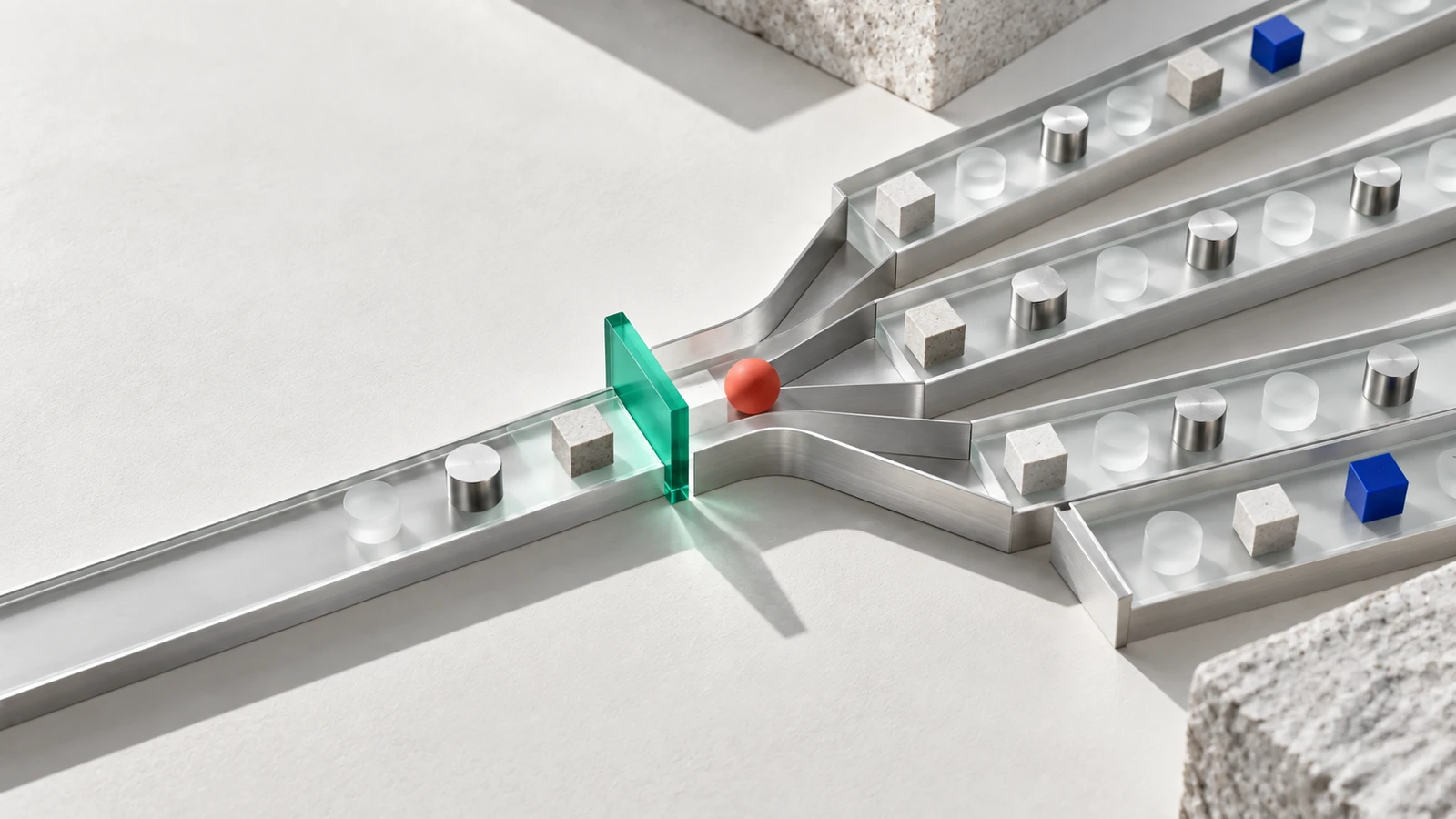 Ett delt constraint — hvert team styrt med samme disiplin
